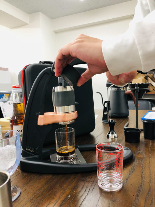 Flair Espresso を利用したエスプレッソの抽出